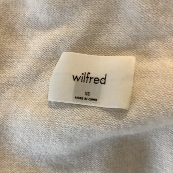 WILFRED MERINO WOOL MOCKNECK CYPRIE SWEATER XS - Picture 11 of 12